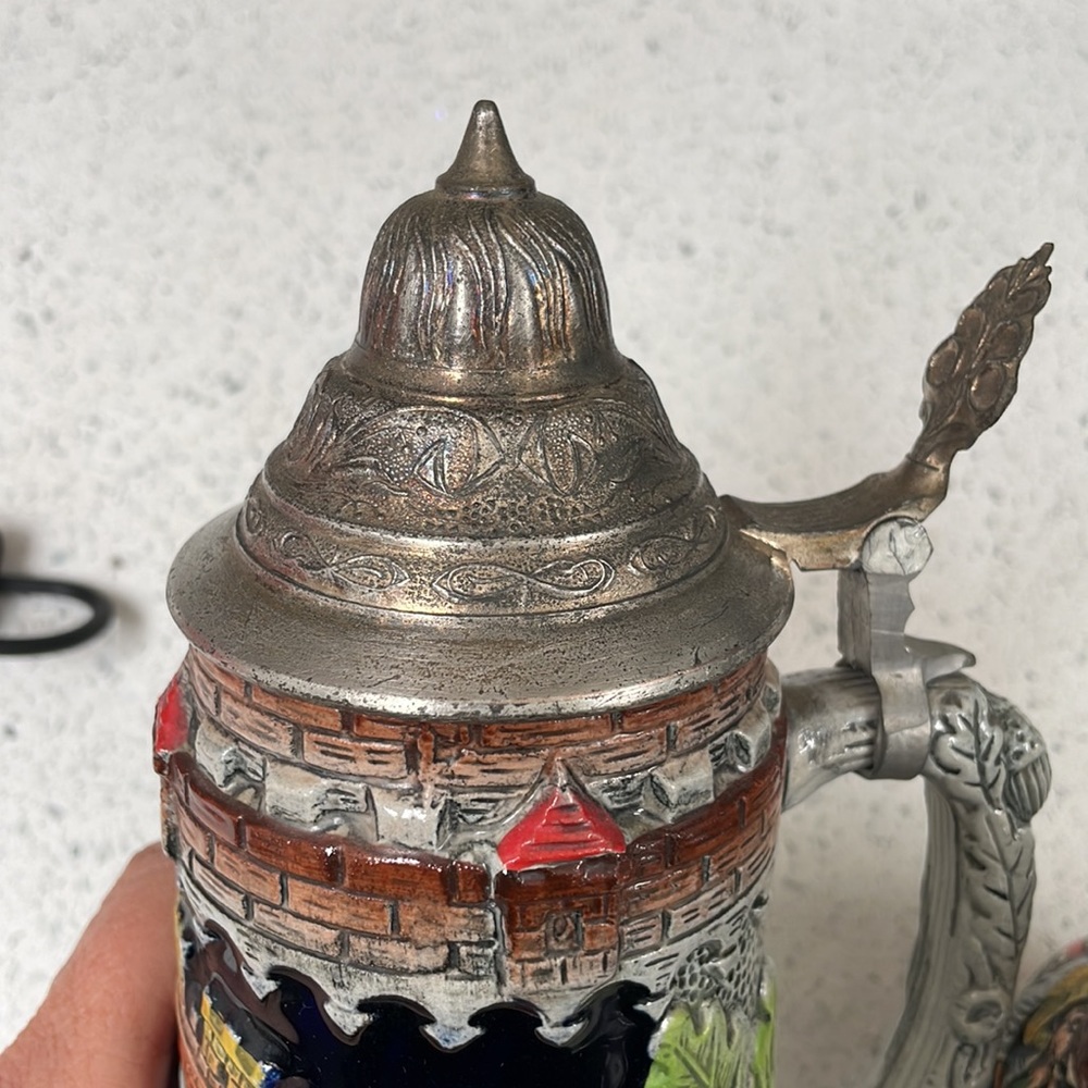 German Vintage OKTOBERFEST Heidelberg Crest Gerz beer stein - Picture 4 of 9